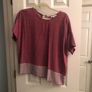 Madewell Red Blouse